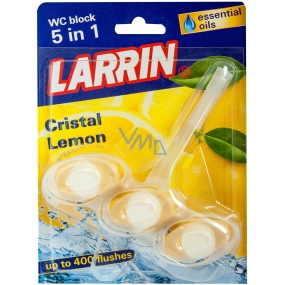 Larrin Wc Cristal Lemon 5v1 blok závěs 51 g