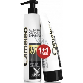 Delia Cosmetics Cameleo BB Keratinový šampon pro poškozené vlasy 250 ml + kondicionér 200 ml, duopack