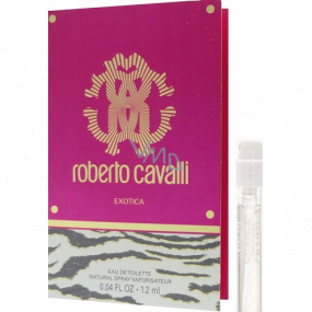 Roberto Cavalli Exotica toaletní voda pro ženy 1,2 ml s rozprašovačem, vialka