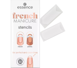 Essence French Manicure šablony na nehty pro francouzskou manikúru 60 kusů