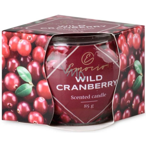 Emocio Dekor Wild Cranberry vonná svíčka sklo 70 x 62 mm 85 g