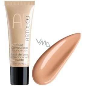 Artdeco Fluid Camouflage Foundation dlouhotrvající make-up 34 Warm / Medium Ivory 20 ml