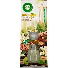 Air Wick Essential Oils vanilka a santalové dřevo vonné tyčinky, 30 ml Air Wick Essential Oils vanilka a santalové dřevo vonné tyčinky, 30 ml