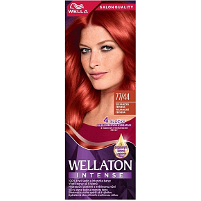 Wella Wellaton krémová barva na vlasy Ohnivě červená 77/44 Wella Wellaton krémová barva na vlasy Ohnivě červená 77/44