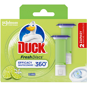 Duck WC blok Fresh Discs Limetka, 2× 36 ml Duck WC blok Fresh Discs Limetka, 2× 36 ml