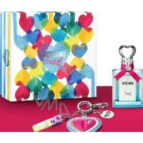 Moschino Funny! toaletní voda 50 ml + klíčenka+ roller, dárková sada