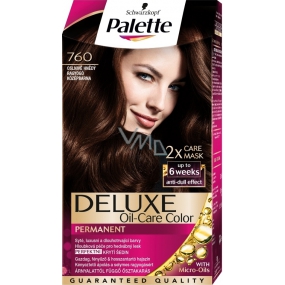 Schwarzkopf Palette Deluxe barva na vlasy 760 Oslnivě hnědý 115 ml