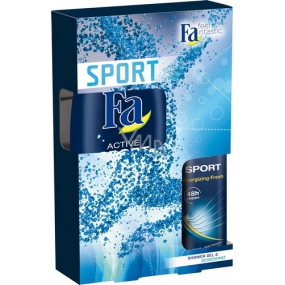 Fa Men Sport sprchový gel 250 ml + deodorant sprej 150 ml, kosmetická sada