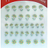 Nail Art samolepicí nálepky na nehty 3DG005S 1 aršík