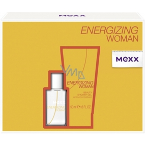 Mexx Energizing Woman toaletní voda 15 ml + sprchový gel 50 ml, dárková sada