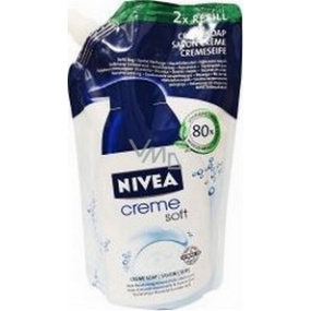 Nivea Creme Soft tekuté mýdlo s mandlovým olejem náhradní náplň 500 ml