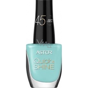 Astor Quick & Shine Nail Polish lak na nehty 609 Splash Of The Ocean 8 ml