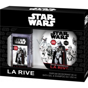 La Rive Disney Star Wars First Order parfémovaný deodorant sklo 80 ml + sprchový gel 250 ml, kosmetická sada