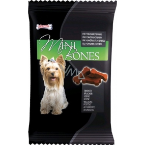 Mlsoun Mini Bones uzené doplňkové krmivo pro psy 50 g