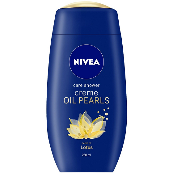 Nivea Creme Oil Pearls Lotus pečující sprchový gel 250 ml