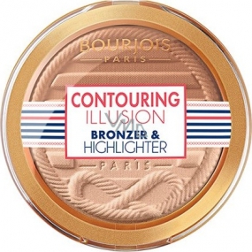 Bourjois Contouring Illusion Bronzer & Highlighter 2v1 pudrový bronzer a rozjasňovač 23 8 g