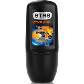 Str8 Cool + Dry Thermal Protect 48h kuličkový antiperspirant deodorant roll-on pro muže 50 ml