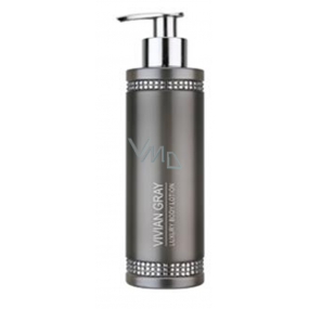 Vivian Gray Crystal Gray luxusní hydratační tělové mléko 250 ml