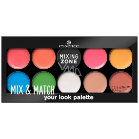 Essence Mixing Zone Mix & Match Your Look paletka 10 Colour Up Your Life 12,6 g