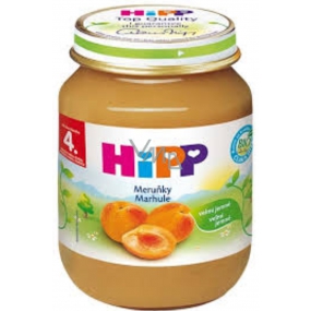 Hipp Ovoce Bio Meruňky ovocný příkrm, snížený obsah laktózy a bez přidaného cukru pro děti 125 g