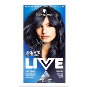 Schwarzkopf Live Urban Metallics barva na vlasy U73 Smoky Steel