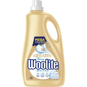 Woolite Keratin Therapy prací gel na bílé a světlé prádlo s keratinem 60 dávek 3,6 l