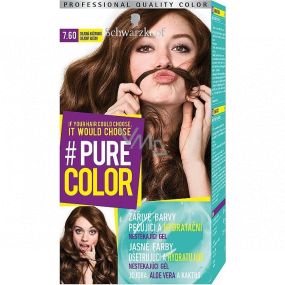 Schwarzkopf Pure Color barva na vlasy 7.60 Chladná kaštanová 60 ml