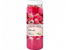 Fresh Juice Litchi & Patchouli koupelová sůl 700 g