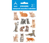 Arch Voděodolné dekorační samolepky Kočičky 9,5 x 6,5 cm