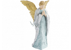 Arora Design Anděl strážný shlížející k maličkému Jezulátku doplněk vašeho betléma Figurka z pryskyřice 21,5 cm