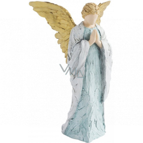 Arora Design Anděl strážný shlížející k maličkému Jezulátku doplněk vašeho betléma Figurka z pryskyřice 21,5 cm