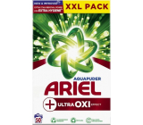 Ariel Aquapuder Ultra Oxi Effect prací prášek na bílé, barevné a černé prádlo 50 dávek 3,25 kg