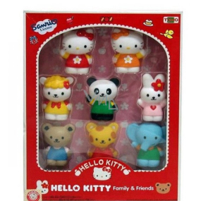 Hello Kitty a přátelé figurky 8 kusů, doporučený věk 3+