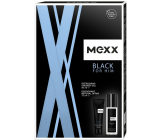 Mexx Black Man parfémovaný deodorant sklo 75 ml + sprchový gel 50 ml, kosmetická sada pro muže