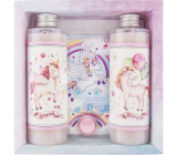 Bohemia Gifts Unicorn sprchový gel 250 ml + šampon na vlasy 250 ml + hra, kosmetická sada pro děti