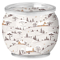 Emocio Dekor Snowy Poetry vonná svíčka sklo 70 x 62 mm 85 g