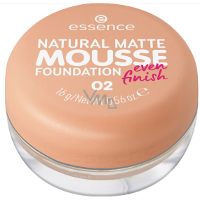 Essence Natural Matte Mousse Foundation 02 pěnový make-up 16 g