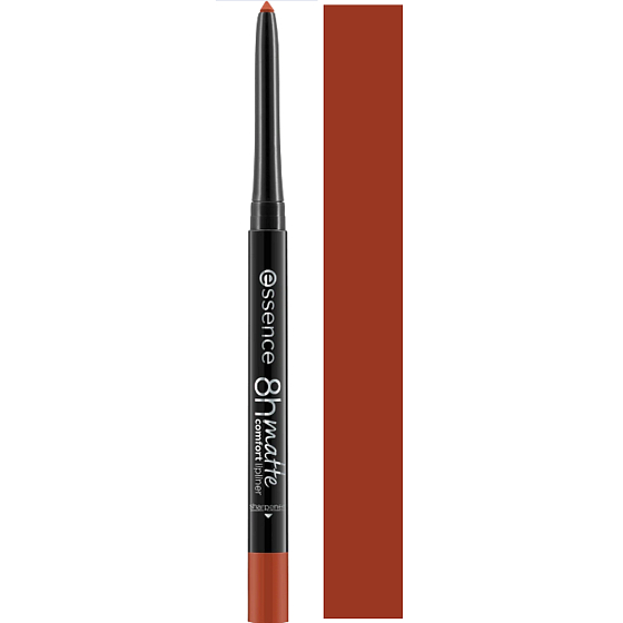 Essence 8h Matte Comfort tužka na rty 17 Must Have Brown 0,3 g