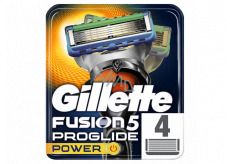 Gillette Fusion ProGlide Power náhradní hlavice 4 kusy pro muže