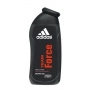 Adidas Team Force toaletní voda pro muže 100 ml + voda po holení 100 ml + sprchový gel 250 ml + ručník, dárková sada