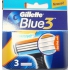Gillette Blue 3 bříty náhradní hlavice pro muže 3 kusy
