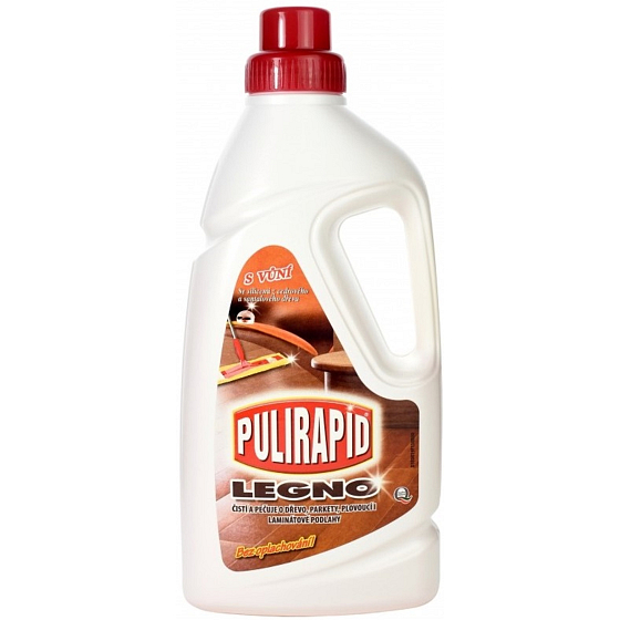 Pulirapid Legno na dřevo a laminát čistí a leští a ochraňuje povrchy 1 l