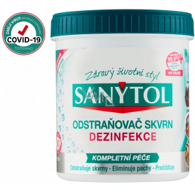 Sanytol Odstraňovač skvrn dezinfekční odstraňovač 450 g