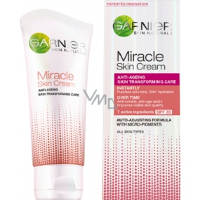 Garnier Skin Naturals Miracle Skin Cream transformující péče proti stárnutí 50 ml