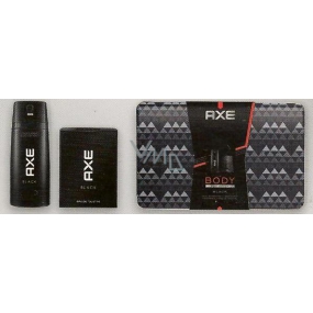 Axe Black deodorant sprej pro muže 150 ml + toaletní voda 50 ml + plechová kabička, dárková sada