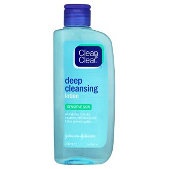 Clean & Clear Sensitive Skin čisticí pleťová voda pro citlivou pleť 200 ml