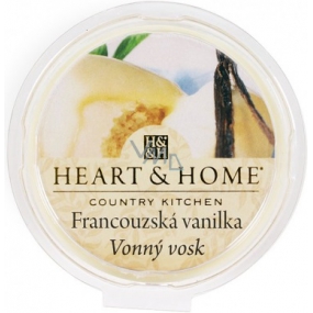 Heart & Home Francouzská vanilka Sojový přírodní vonný vosk 27 g