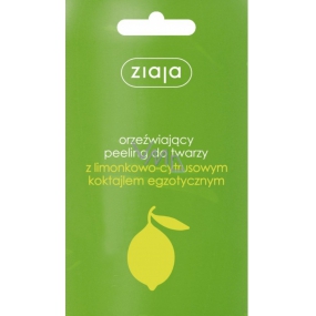 Ziaja Citrusový koktejl peeling na obličej sáček 7 ml