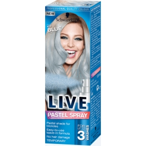 Schwarzkopf Live Pastel barva na vlasy Baby Blue 125 ml sprej