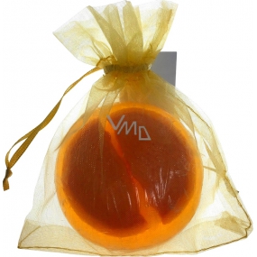 Fragrant Glycerinové mýdlo v jemné organze Fruit Orange 140 g